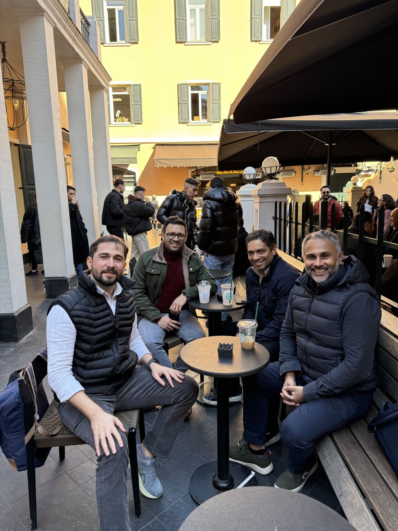 Muhammad Shahzeb on a casual break from a long meeting with colleagues
